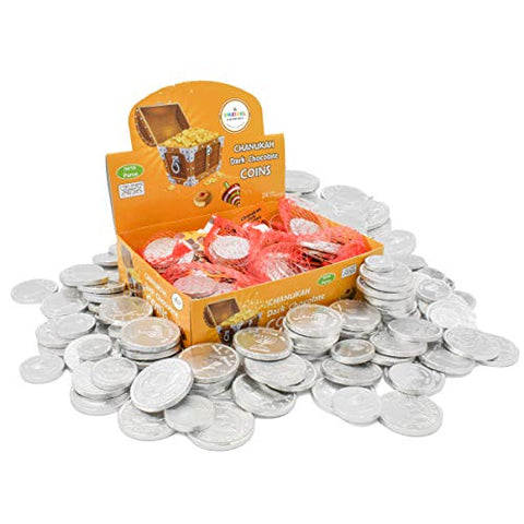 Hanukkah Dk Choc Coins