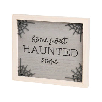 Haunted Home Sign